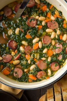 Kale White Bean and Sausage Soup - Amazing Sausage Soups That You Will Blow Your Mind