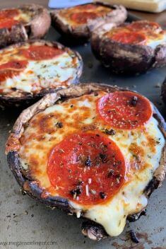 Keto Pizza Stuffed Portobello Mushroom - Collection Of 30 Best Delicious Stuffed Mushroom Recipes