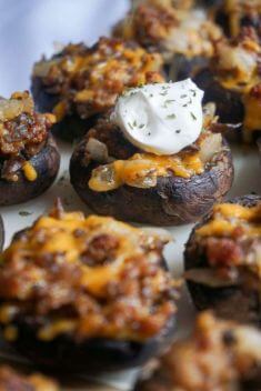 Keto Sausage Stuffed Mushrooms - Collection Of 30 Best Delicious Stuffed Mushroom Recipes