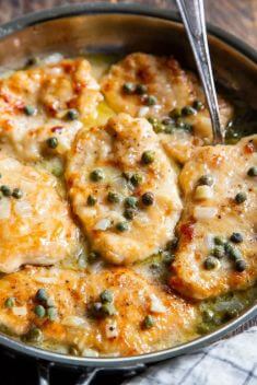 Lemon Chicken Piccata 1 - Collection of Best Delicious Dinner For The Entire Month