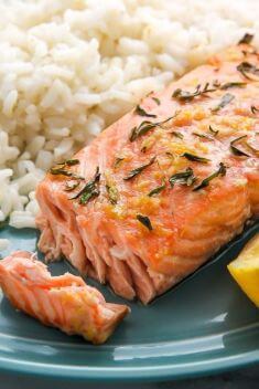 Lemon Garlic and Thyme Baked Salmon - Top-Rated Salmon Recipes For Your Dinner