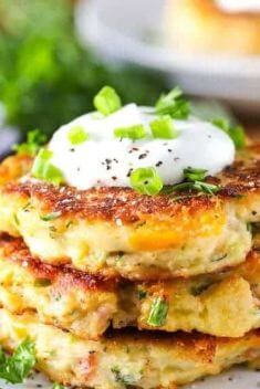 Loaded Mashed Potato Cakes - Collection of The Best Delicious Mashed Potato Recipes