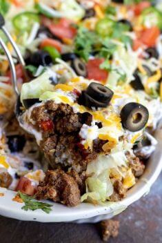 Low Carb Taco Casserole - 30 Easy And Delicious Keto Recipes To Weight Loss Effectively