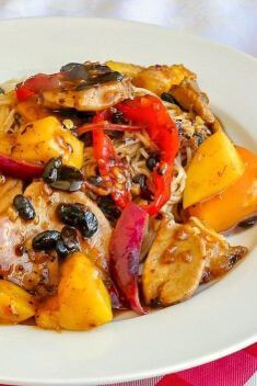 Mango Pork Medallions with Orange Black Bean Sauce - Delicious Dishes Made From Mango