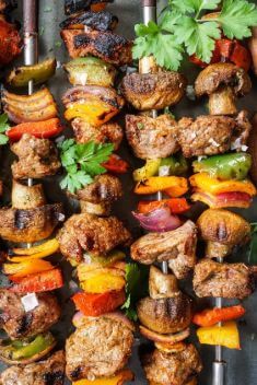 Marinated Grilled Lamb or steak Shish Kabobs - Best Easy And Delicious Kabob Recipes That You Should Not Miss