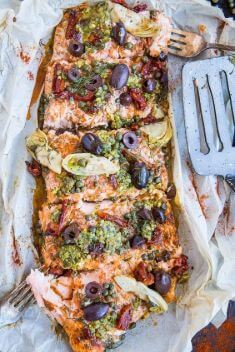 Mediterranean Salmon in Parchment Paper - Top-Rated Salmon Recipes For Your Dinner