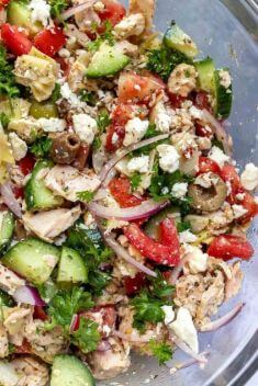 Mediterranean Tuna Salad - 30 Of The Best Tuna Recipes That You Should Save On Hand