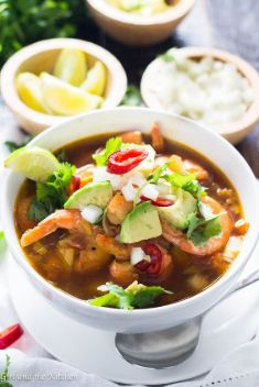 Mexican Shrimp Soup - 30 Best Delicious Seafood Soup Recipes To Brighten Your Dinner
