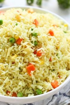 Mixed Vegetable Rice - Collection of Best Delicious Rice Recipes