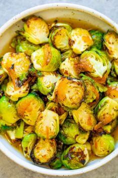 Orange Glazed Brussels Sprouts - 30 Best Easy And Delicious Brussels Sprouts Recipes For Your Meals