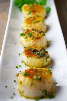 Pan Seared Scallops with Lemon Butter - Best Scallop Dishes Recipes You Should Try