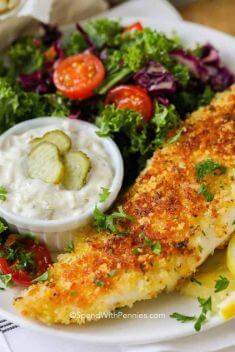 Parmesan Crusted Tilapia - Collection Of The Best Delicious Tilapia Recipes