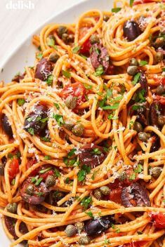 Pasta Puttanesca - Crazy Good Spaghetti Recipes