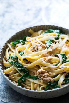 Pasta with Tuna and Arugula - 30 Of The Best Tuna Recipes That You Should Save On Hand