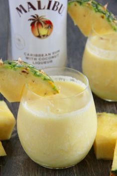 Pineapple Rum Slushie - Marvelous Summer Drink Recipes