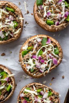 Pizza Stuffed Portobello Mushrooms - Collection Of 30 Best Delicious Stuffed Mushroom Recipes
