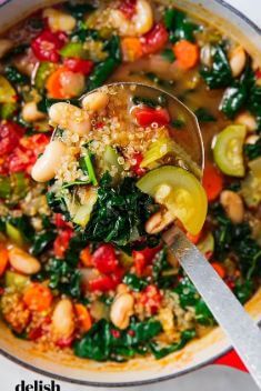 Quinoa Vegetable Soup - 30 Easy And Delicious Vegetable Soup Recipes