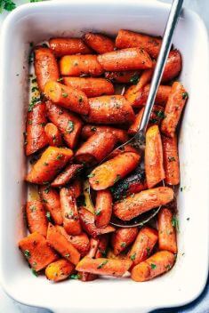 Roasted Brown Butter Honey Garlic Carrots - Roasted Carrot: Easy And Delicious Side Dishes