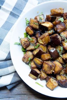 Roasted Eggplant With Balsamic Vinegar Basil - The Best Delicious Eggplant Recipes