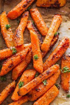 Roasted Garlic Parmesan Carrots - Roasted Carrot: Easy And Delicious Side Dishes