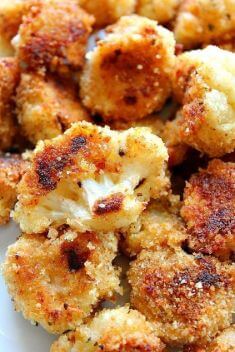Roasted Garlic Parmesan Cauliflower - Savory Cauliflower Recipes To Light Up Your Meal