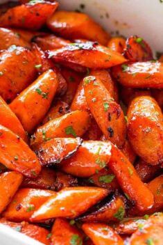 Roasted Honey Glazed Carrots - Roasted Carrot: Easy And Delicious Side Dishes