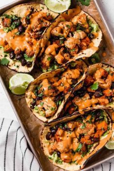 Roasted Sweet Potato Cauliflower Tacos 2 - Best Easy And Delicious Taco Recipes For Your Meal