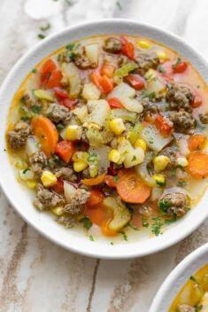 Sausage and Vegetable Soup - Amazing Sausage Soups That You Will Blow Your Mind