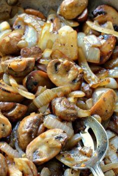 Sauteed Mushrooms and Onions - 30 Of The Best Easy And Delicious Stir-Fry Recipes
