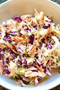 Sesame Asian Coleslaw - Best Easy And Delicious Coleslaw Recipes That You Will Get Hooked