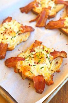 Sheet Pan Egg in the Hole - 30 Easy And Delicious Egg Recipes