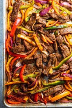 Sheet Pan Steak Fajitas - "Must-Try" Steak Recipes For Your Dinner