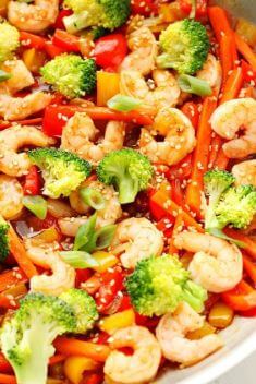 Shrimp Stir Fry - 30 Of The Best Easy And Delicious Stir-Fry Recipes