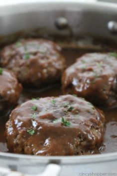 Simple Salisbury Steak - Ground Beef Recipes To Vary Your Meal
