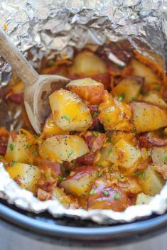 Slow Cooker Cheesy Bacon Ranch Potatoes - Collection Of 30 Bacon Recipe That You Can Vary Your Meal