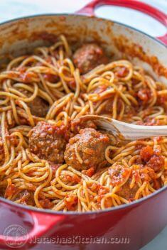 Spaghetti and Meatballs - Crazy Good Spaghetti Recipes