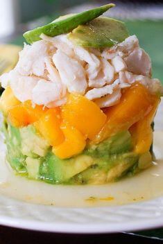 Stacked Crab Mango Avocado - 30 Best Ways To Make With Avocado