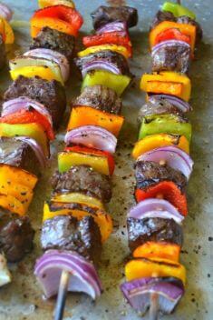 Steak Fajita Skewers with Cilantro Pesto - Best Easy And Delicious Kabob Recipes That You Should Not Miss