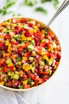 Strawberry Mango Avocado Salsa - Delicious Dishes Made From Mango