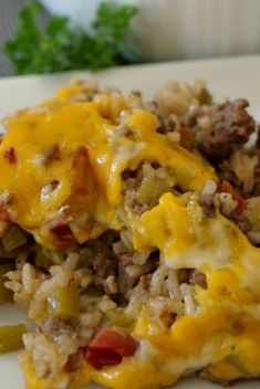 Stuffed Bell Pepper Casserole - Ground Beef Recipes To Vary Your Meal