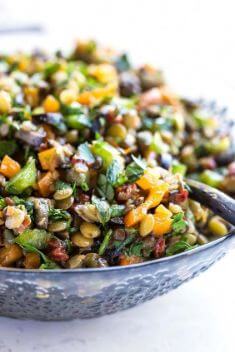 Sun dried Tomato Lentil Salad - 30 Easy And Delicious Vegan Salad Recipes