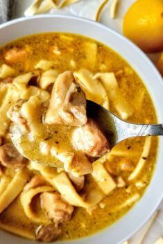 Sweet Onion Chicken Noodle Soup - Top-Rated Chicken Soup Recipes That You Should Save On Hand