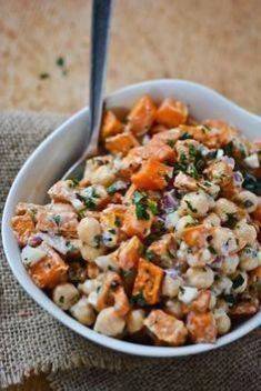 Sweet Potato Chickpea Salad - 30 Easy And Delicious Vegan Salad Recipes