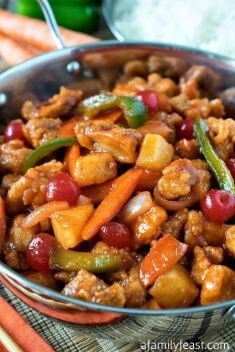 Sweet and Sour Chicken - 30 Of The Best Easy And Delicious Stir-Fry Recipes