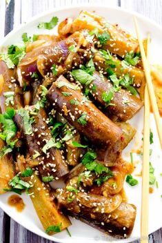 Sweet and Spicy Asian Eggplant - The Best Delicious Eggplant Recipes