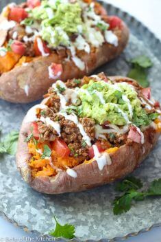 Taco Stuffed Sweet Potatoes - Best Easy And Delicious Taco Recipes For Your Meal