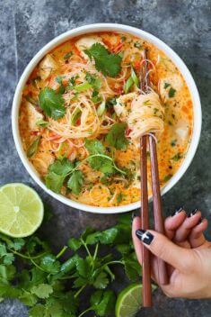 Thai Red Curry Noodle Soup - Collection Of The Best Quick And Delicious Noodle Recipes