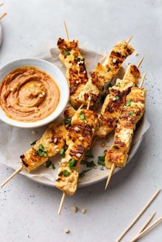 Thai Tofu Satay with Peanut Sauce - 30 Of The Best Easy And Delicious Tofu Recipes To Vary Your Daily Meal