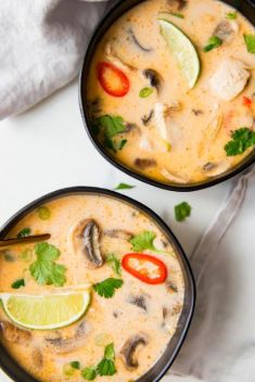 Tom Kha Gai Thai Coconut Chicken Soup - Top-Rated Chicken Soup Recipes That You Should Save On Hand