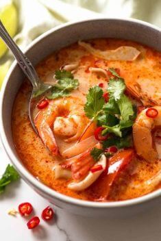 Tom Yum Soup Thai soup - 30 Best Delicious Seafood Soup Recipes To Brighten Your Dinner